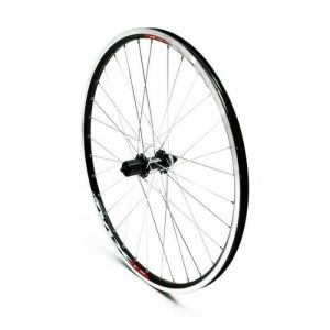 Velox Roue vtt 26 combo arriere noir double paroi oeillet moyeu shimano acera disc centerlock pour shimano sram 10 9v noir rayon argent blocage utilisati