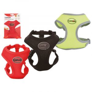 Camon Pettorina A Doppia Regolazione Mesh Nero Xs per cani piccoli, traspirante, taglia XS