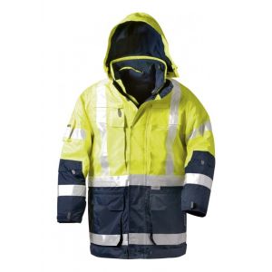 Elysee Parka haute visibilité JEKYLL Taille XL, jaune/bleu