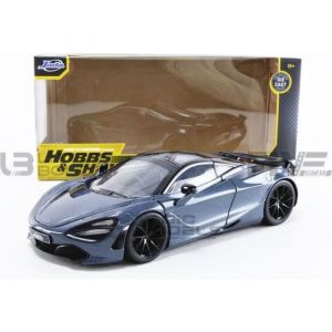 Jada Voiture Miniature de Collection TOYS 1/24 - MC-LAREN 720S - Fast And Furious - Hobbs & Shaw - Silver Anthracit - 30754S