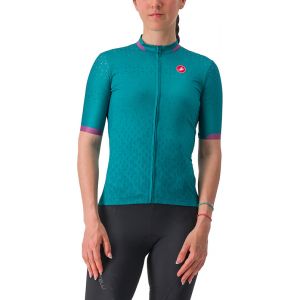 Castelli Maillot manches courtes femme pezzi vert