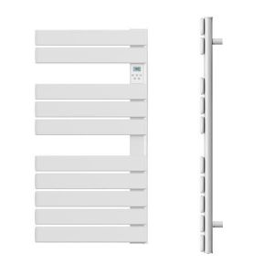 Batilec Sèche-serviettes sec barres plates SIGMA 500w blanc