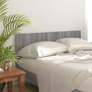 VidaXL T&ecirc;te de lit Sonoma gris 160x1,5x80 cm Bois d'ing&eacute;nierie