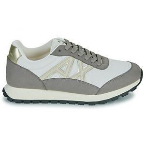 Armani Exchange Femme Essential, Drop, Microsuede Details Basket, Brown Bass Off, 36 EU