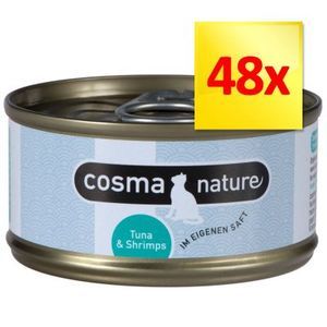 Cosma Nature - Paté pour chat - poulet, jambon de poulet (6 x 70 g)