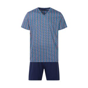 Image de HOM Mes Short Sleepwear 'Pop Art' - Navy Print - XL