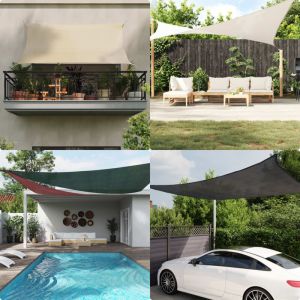 VidaXL Voile d'ombrage 160 g/m² carré gris clair 6x6 m pehd