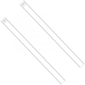 KYF - 2x Lampe led rechargeable avec détecteur de mouvement Batterie usb 60cm, 190 lumens