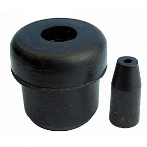 Multimedia Connect Embout int&eacute;rieur caoutchouc noir pour diam&egrave;tre int&eacute;rieur 22.5mm en boite de 100 - GUITEL-POINT M