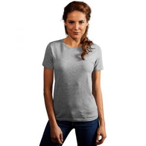 Image de Promodoro T-shirt Premium Femmes, XS, gris foncé-mélange