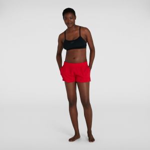 Speedo Essential Short de Natation Femme Rouge Anglais FR : XS (Taille Fabricant : XS)