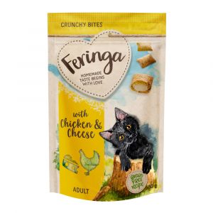 Feringa Bouchées croustillantes poulet, fromage pour chat - 30 g