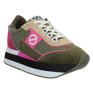 No Name Boom Jogger suede nylon Femme-40-Olive Kaki