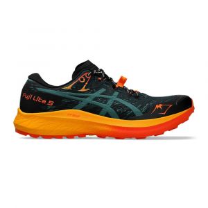 Asics Fuji Lite 5 Chaussure Trail Hommes - Vert Olive, Bleu Gris, Pointure 46