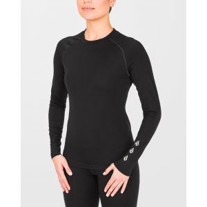 Volcom T-shirt première couche W Merino Blend - Black - Taille XS