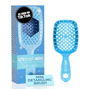 UNbrush - Detangling Hair Brush Mini Glitter - Sapphire Detangler 1 ct (14.99 &euro; / 1 ct)