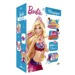 Image de Coffret Barbie - Le secret des sirènes + Le secret des sirènes 2 + Barbie présente Lilipucia + Le secret des Fées