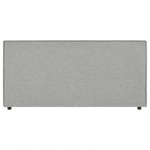 Idimex Tête de lit en tissu, gris, 140 cm