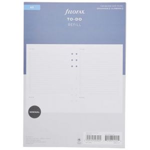 Filofax Recharge Inleg To-Do - A5, 132863, blanche