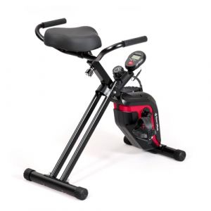 SportPlus V&eacute;lo d'Appartement, Pliable et ultra compact, 8 Niveaux de R&eacute;sistance, Capteurs de Pouls int&eacute;gr&eacute;s, Selle confortable