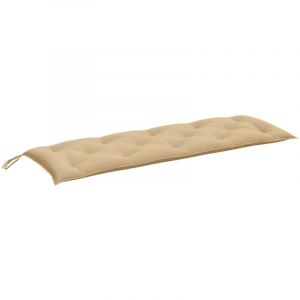 VidaXL Coussin De Banc De Jardin Beige Mélangé 150x50x7 Cm Tissu