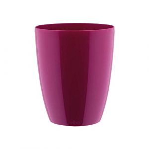 Image de Elho Pot de fleurs - brussels diamond orchidée haut 12,5cm cerise - 12.7 x 12.7 x 15.2 cm