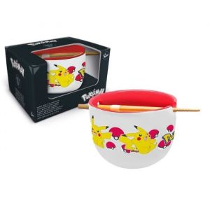 Stor POKEMON - Pikachu - Bol à Ramen avec Baguette - 450 ml Cuisine et table - 225163