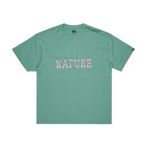 Quiksilver Nature - T-shirt manches courtes sérigraphié pour Femme Vert - Taille S