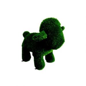 Peluche de jardin mouton en gazon synth&eacute;tique - Vert - Vert