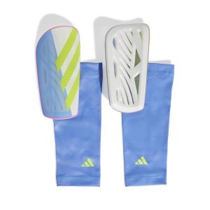 adidas Protège-Tibias Tiro League - Bleu/Rose/Vert, pointure XL: 180-200 cm - ['Vert', 'Rose', 'Bleu'] - Taille XL: 180-200 cm