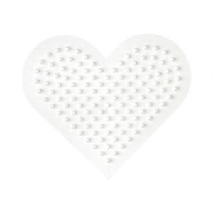 Hama Plaques midi, 8 cm, petit coeur, 10 pi&egrave;ce mh236tr