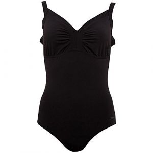 Image de Speedo Watergem Sculpture Maillot 1 pièce Femme, Noir, FR : 48 (Taille Fabricant : XXL)