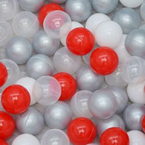 200 Balles Piscine a Balles - 5,5cm Boules pour Piscine à Boules - Bébé Enfant - bunt