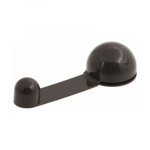 Wolfpack 5320302 Butée de Porte adhésive avec retenue Marron