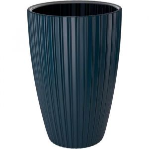Garden id Pot de fleurs - Fancy - 40 x 58 cm - Pour jardin, balcons ou intérieurs - Bleu pétrole