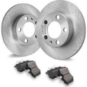 Kit de Frein Arriere, Compatible avec audi A3 (8L), seat ibiza, skoda octavia, roomster, vw golf ⅳ, Disques de Frein 232 mm et Plaquettes de Frein en
