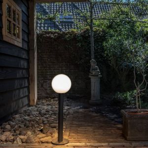 SLV Borne ext&eacute;rieure GLOO PURE 70 anthracite, E27, 23W - Hauteur 70 cm