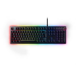 Razer Huntsman Elite, Clavier de Jeu, Les Touches Multi Media, commutateurs Optomécanique, UK-Mise en Page, RVB Chroma