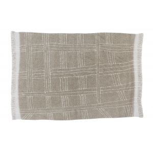 Lorena canals Tapis lavable en laine marron 170x240