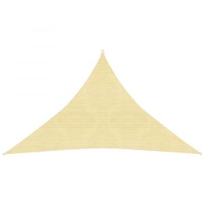 Voile toile d'ombrage parasol 160 g/m² 2,5 x 2,5 x 3,5 m PEHD beige 02_0008952