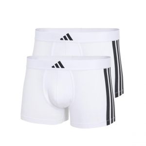 Eminence Lot de 2 boxers homme Active Flex Cotton 3tripes Adidasport blanc en coton