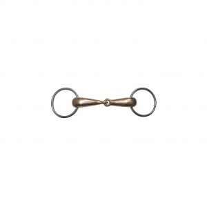 Mors 2 anneaux pour cheval cuivre Metalab
