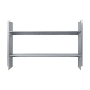 Ferm Living Etagère en aluminium argenté 77x28x26cm