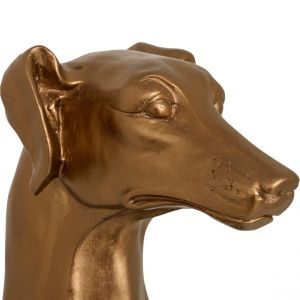 Statuette chien Levri bronze
