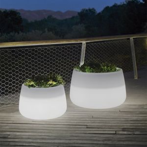 Image de Pot l ineux 80 blanc translucide Moovere