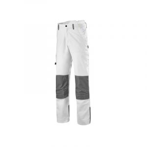 Image de Cepovett Pantalon craft worker peintre pantalon craft worker peintre t62 blanc 300 - 400 g 7 et plus coton / polyester pantalon t62 1 pièce(s)