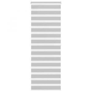 VidaXL Store zèbre gris clair largeur du tissu 65,9 cm polyester