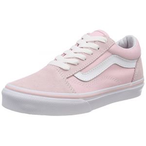 Image de Vans Old Skool, Baskets Mixte Enfant, Rose (Suede/Canvas), 32 EU