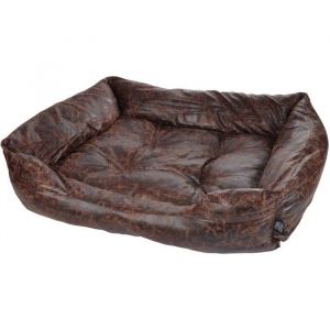 Image de Panier rectangle C sterfield Polyester 55 x 43 x 18 cm Chocolat Pour chien