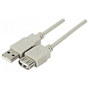 Rallonge USB 2.0 Gris - 3m